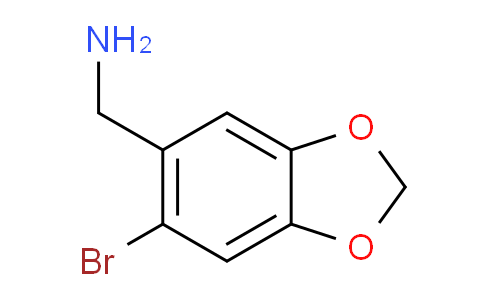 CAS No. 67496-29-1, (6-Bromobenzo[d][1,3]dioxol-5-yl)methanamine