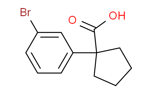 CAS No. 143328-23-8, 1-(3-Bromophenyl)cyclopentanecarboxylic acid
