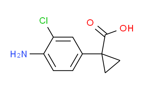 CAS No. 1314738-42-5, 1-(4-Amino-3-chlorophenyl)cyclopropanecarboxylic acid