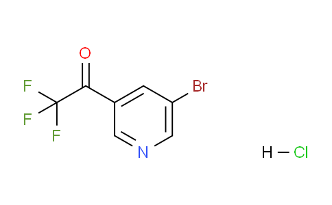 CAS No. 1883347-28-1, 1-(5-Bromopyridin-3-yl)-2,2,2-trifluoroethanone hydrochloride