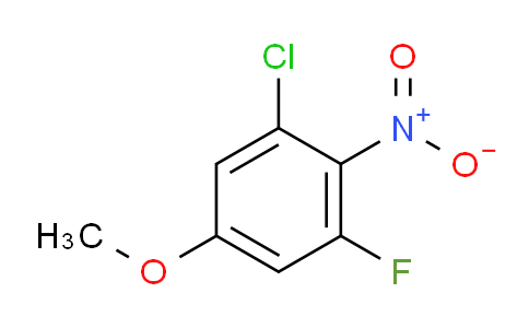 CAS No. 2384936-24-5, 1-Chloro-3-fluoro-5-methoxy-2-nitrobenzene