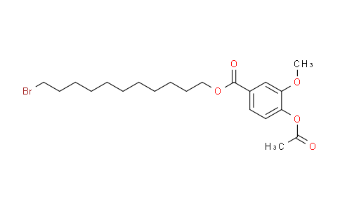 CAS No. 2102353-58-0, 11-Bromoundecyl 4-acetoxy-3-methoxybenzoate