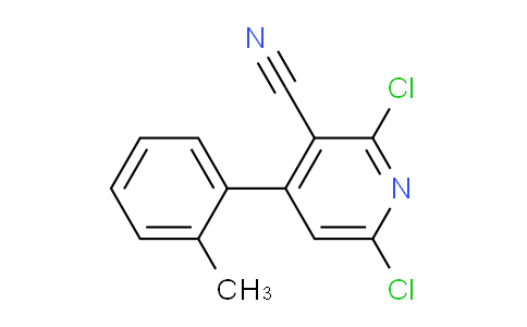 CAS No. 873443-66-4, 2,6-Dichloro-4-(o-tolyl)nicotinonitrile