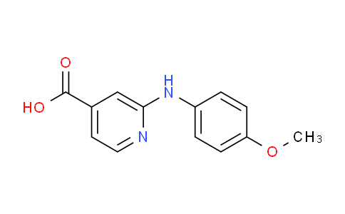 CAS No. 85726-29-0, 2-((4-Methoxyphenyl)amino)isonicotinic acid