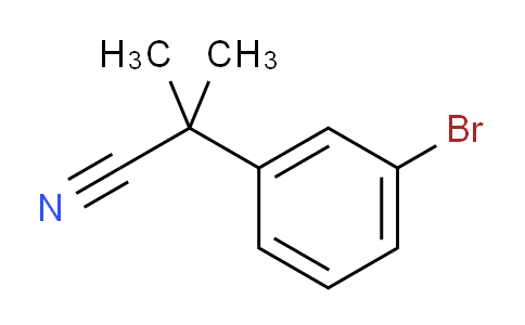 CAS No. 90433-20-8, 2-(3-Bromophenyl)-2-methylpropanenitrile