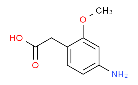 CAS No. 173732-09-7, 2-(4-Amino-2-methoxyphenyl)acetic acid