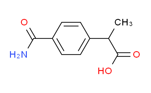 CAS No. 1624261-50-2, 2-(4-Carbamoylphenyl)propanoic acid