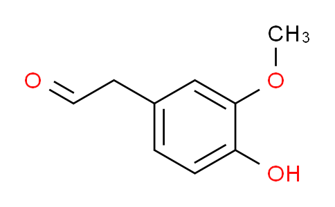 CAS No. 5703-24-2, 2-(4-Hydroxy-3-methoxyphenyl)acetaldehyde