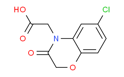 CAS No. 26494-58-6, 2-(6-Chloro-3-oxo-2H-benzo[b][1,4]oxazin-4(3H)-yl)acetic acid