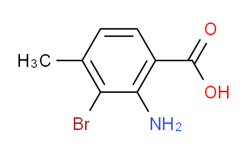 CAS No. 320740-35-0, 2-Amino-3-bromo-4-methylbenzoic acid