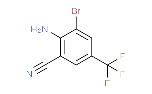 CAS No. 133013-30-6, 2-Amino-3-bromo-5-(trifluoromethyl)benzonitrile