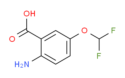 CAS No. 1108666-05-2, 2-Amino-5-(difluoromethoxy)benzoic acid