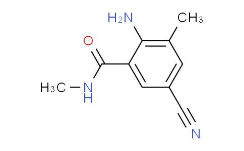 CAS No. 890707-29-6, 2-Amino-5-cyano-N,3-dimethylbenzamide