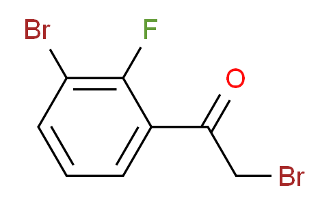 CAS No. 1204333-47-0, 2-Bromo-1-(3-bromo-2-fluorophenyl)ethanone