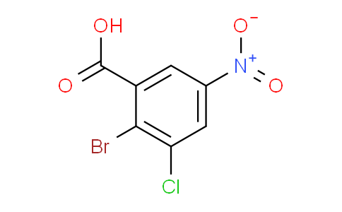 CAS No. 1499553-66-0, 2-Bromo-3-chloro-5-nitrobenzoic acid