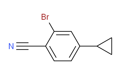 CAS No. 1237130-18-5, 2-Bromo-4-cyclopropylbenzonitrile