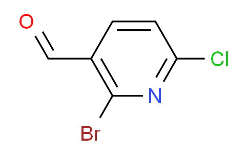 CAS No. 1060815-60-2, 2-Bromo-6-chloronicotinaldehyde