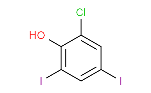 CAS No. 15459-49-1, 2-Chloro-4,6-diiodophenol
