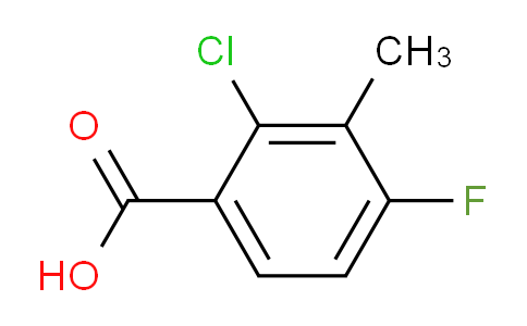 CAS No. 173315-54-3, 2-Chloro-4-fluoro-3-methylbenzoic acid