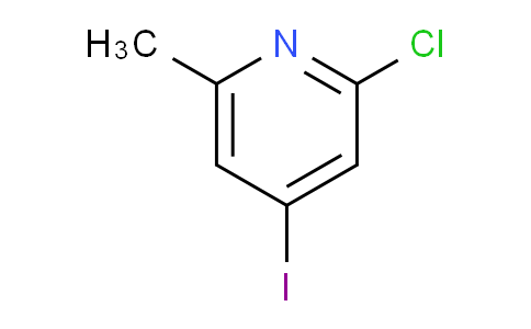 CAS No. 1227592-89-3, 2-Chloro-4-iodo-6-methylpyridine