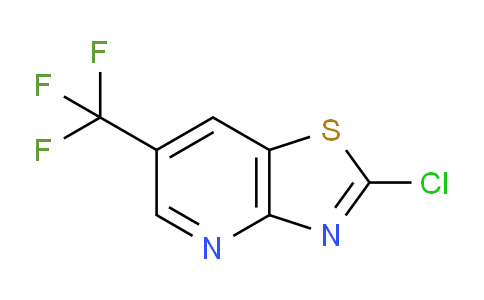 CAS No. 884860-62-2, 2-Chloro-6-(trifluoromethyl)thiazolo[4,5-b]pyridine