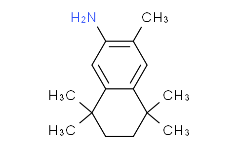 CAS No. 116233-17-1, 3,5,5,8,8-Pentamethyl-5,6,7,8-tetrahydronaphthalen-2-amine