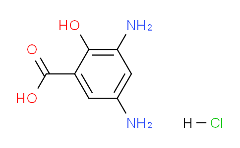 CAS No. 177960-41-7, 3,5-Diamino-2-hydroxybenzoic acid hydrochloride