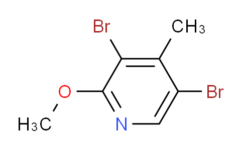 CAS No. 1332324-22-7, 3,5-Dibromo-2-methoxy-4-methylpyridine