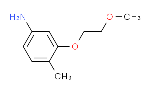 CAS No. 1154942-83-2, 3-(2-Methoxyethoxy)-4-methylaniline