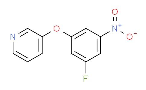 CAS No. 803700-29-0, 3-(3-Fluoro-5-nitrophenoxy)pyridine