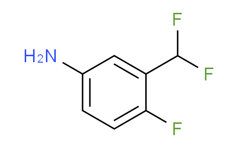 CAS No. 445303-96-8, 3-(Difluoromethyl)-4-fluoroaniline