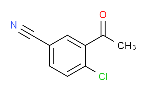 CAS No. 120569-07-5, 3-Acetyl-4-chlorobenzonitrile