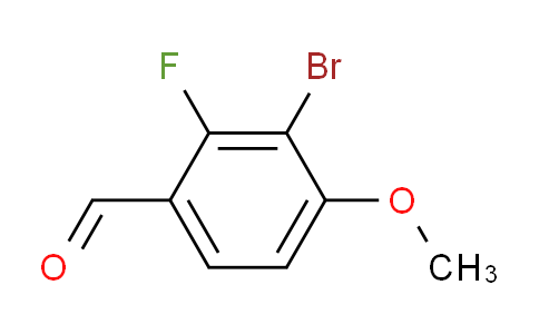 CAS No. 1155877-70-5, 3-Bromo-2-fluoro-4-methoxybenzaldehyde