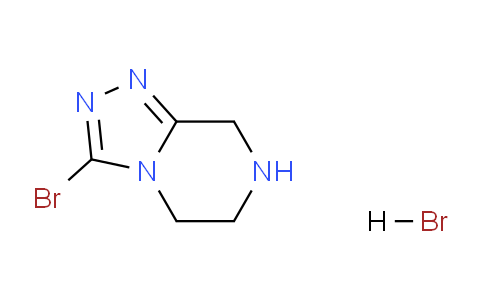 CAS No. 1414958-47-6, 3-Bromo-5,6,7,8-tetrahydro-[1,2,4]triazolo[4,3-a]pyrazine hydrobromide