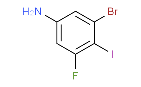 CAS No. 2090537-38-3, 3-Bromo-5-fluoro-4-iodoaniline