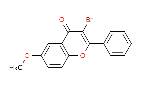 CAS No. 215999-39-6, 3-Bromo-6-methoxy-2-phenyl-4H-chromen-4-one