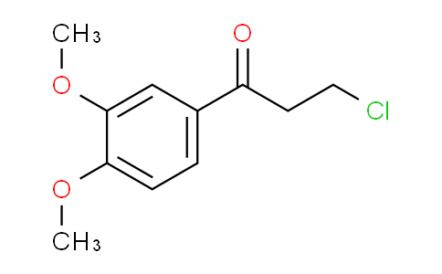 CAS No. 4693-38-3, 3-Chloro-1-(3,4-dimethoxyphenyl)propan-1-one