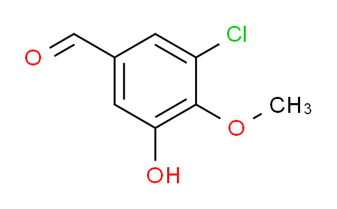 CAS No. 54246-06-9, 3-Chloro-5-hydroxy-4-methoxybenzaldehyde
