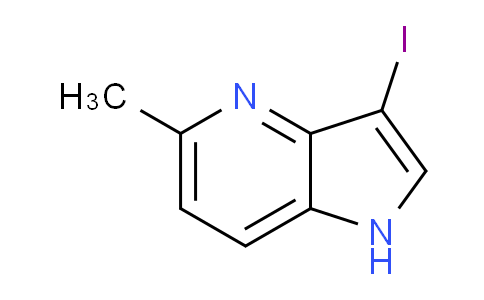 CAS No. 1000343-70-3, 3-Iodo-5-methyl-1H-pyrrolo[3,2-b]pyridine