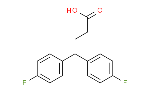 CAS No. 20662-52-6, 4,4-Bis(4-fluorophenyl)butanoic acid