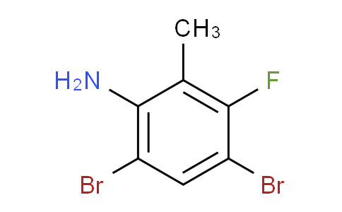 CAS No. 1000576-24-8, 4,6-Dibromo-3-fluoro-2-methylaniline