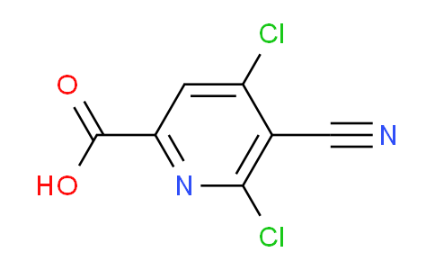 CAS No. 861545-83-7, 4,6-Dichloro-5-cyanopicolinic acid