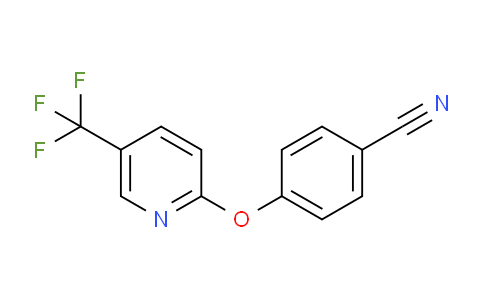 CAS No. 175277-01-7, 4-((5-(Trifluoromethyl)pyridin-2-yl)oxy)benzonitrile