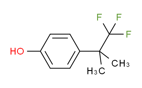 CAS No. 886843-09-0, 4-(1,1,1-Trifluoro-2-methylpropan-2-yl)phenol
