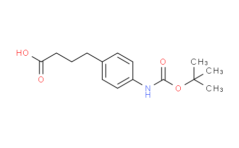 CAS No. 105300-90-1, 4-(4-((tert-Butoxycarbonyl)amino)phenyl)butanoic acid