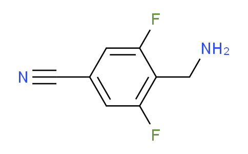 CAS No. 633336-81-9, 4-(Aminomethyl)-3,5-difluorobenzonitrile