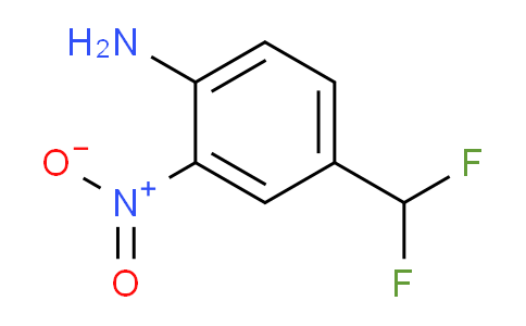 CAS No. 887412-09-1, 4-(Difluoromethyl)-2-nitroaniline