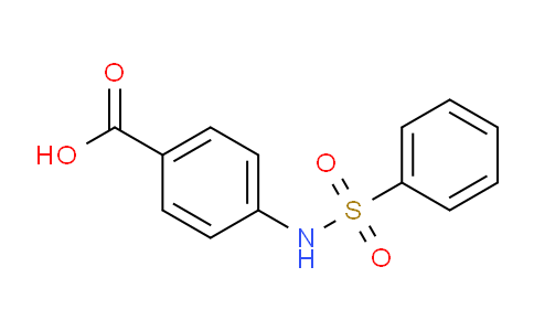CAS No. 28547-16-2, 4-(Phenylsulfonamido)benzoic acid