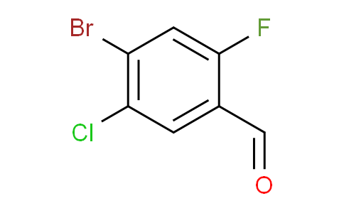 CAS No. 1603584-72-0, 4-Bromo-5-chloro-2-fluorobenzaldehyde