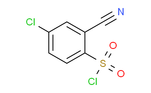 CAS No. 1251087-10-1, 4-Chloro-2-cyanobenzene-1-sulfonyl chloride